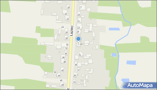 Łaziec, Łaziec, 29, mapa Łaziec