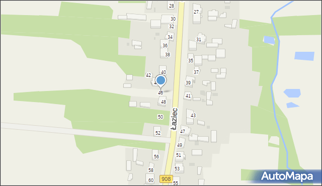 Łaziec, Łaziec, 46, mapa Łaziec