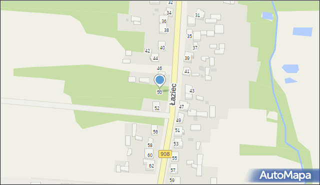 Łaziec, Łaziec, 50, mapa Łaziec
