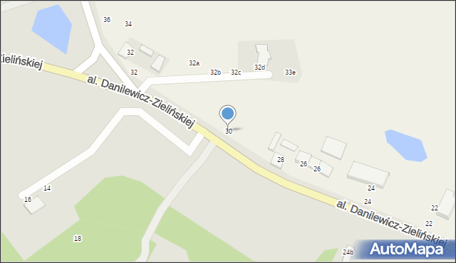 Łazieniec, Łazieniec, 30, mapa Łazieniec