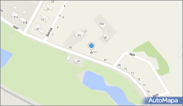 Łazieniec, Łazieniec, 65, mapa Łazieniec