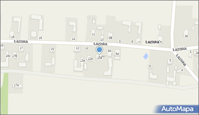 Łaziska, Łaziska, 10a, mapa Łaziska