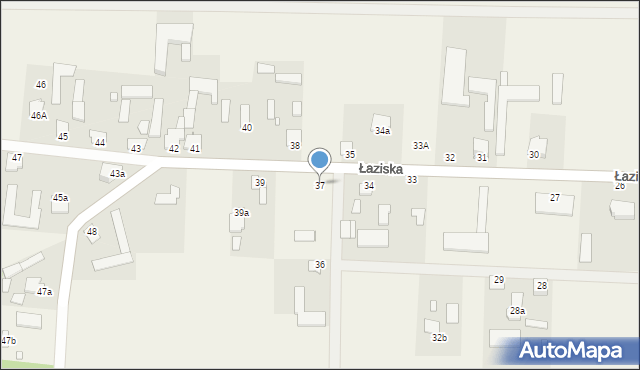 Łaziska, Łaziska, 37, mapa Łaziska