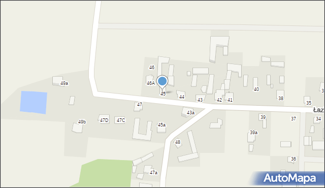 Łaziska, Łaziska, 45, mapa Łaziska