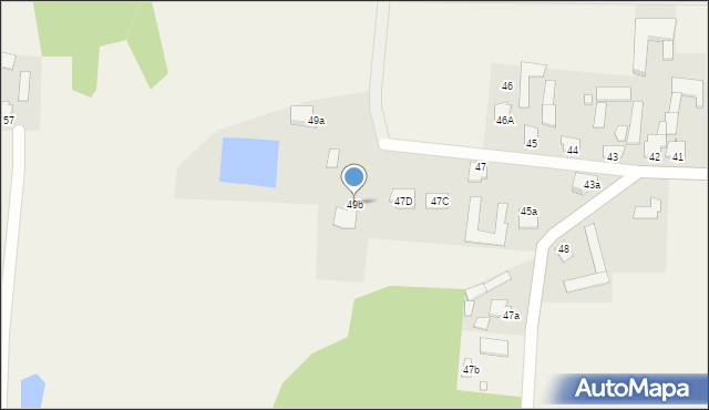 Łaziska, Łaziska, 49b, mapa Łaziska
