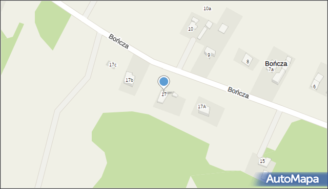 Łaziska, Łaziska, 17, mapa Łaziska