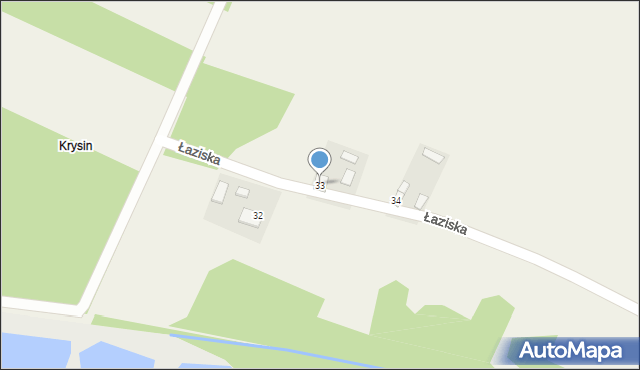 Łaziska, Łaziska, 33, mapa Łaziska