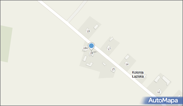 Łaziska, Łaziska, 18, mapa Łaziska