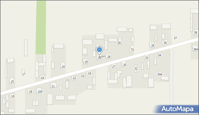 Łaziska, Łaziska, 26, mapa Łaziska