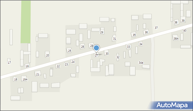 Łaziska, Łaziska, 27, mapa Łaziska