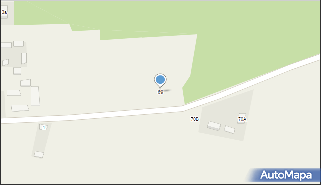 Łaziska, Łaziska, 69, mapa Łaziska