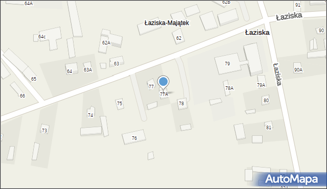 Łaziska, Łaziska, 77A, mapa Łaziska