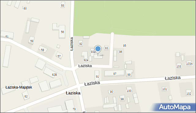 Łaziska, Łaziska, 94, mapa Łaziska