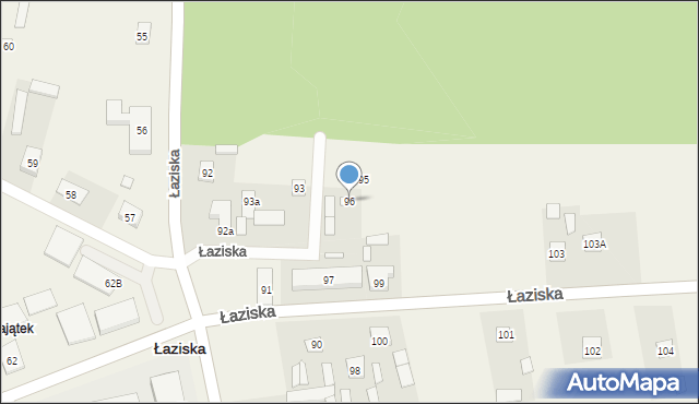 Łaziska, Łaziska, 96, mapa Łaziska