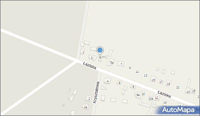 Łaziska, Łaziska, 5, mapa Łaziska