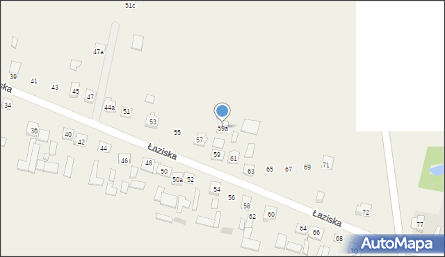 Łaziska, Łaziska, 59a, mapa Łaziska