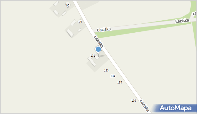 Łaziska, Łaziska, 132, mapa Łaziska