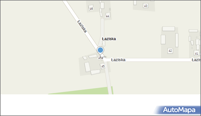 Łaziska, Łaziska, 45a, mapa Łaziska