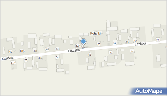 Łaziska, Łaziska, 62, mapa Łaziska