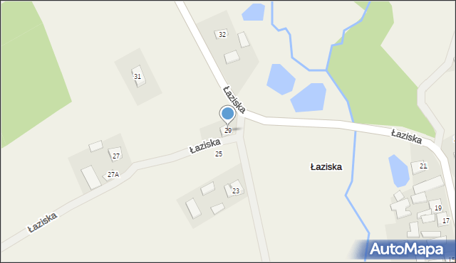 Łaziska, Łaziska, 29, mapa Łaziska
