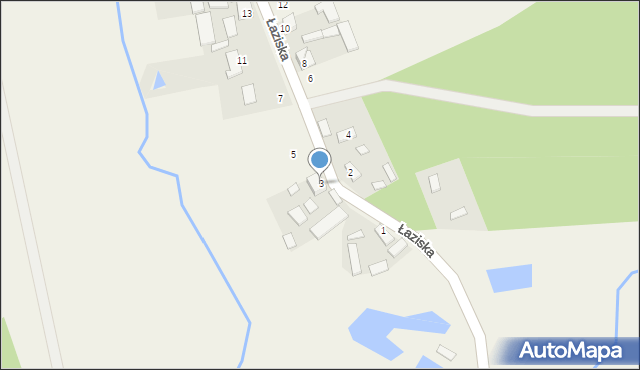 Łaziska, Łaziska, 3, mapa Łaziska