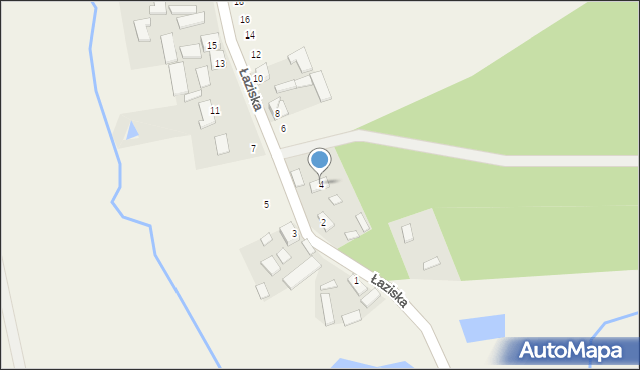 Łaziska, Łaziska, 4, mapa Łaziska