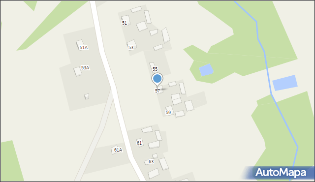 Łaziska, Łaziska, 57, mapa Łaziska