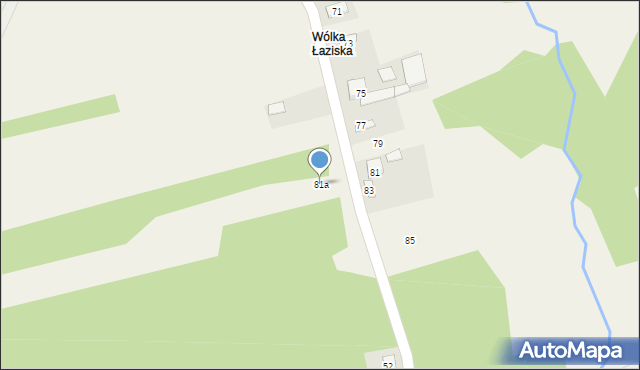 Łaziska, Łaziska, 81a, mapa Łaziska