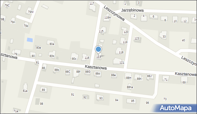 Łaziska, Łaziska, 113, mapa Łaziska