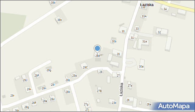 Łaziska, Łaziska, 29d, mapa Łaziska