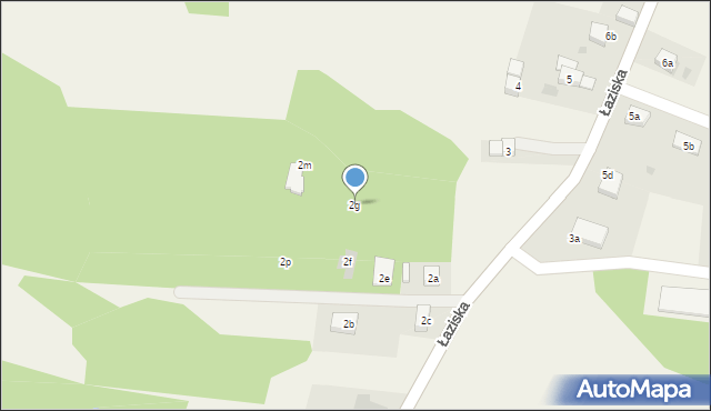 Łaziska, Łaziska, 2g, mapa Łaziska