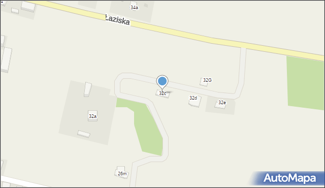 Łaziska, Łaziska, 32c, mapa Łaziska