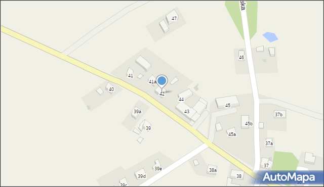 Łaziska, Łaziska, 42, mapa Łaziska