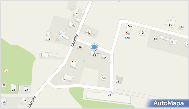 Łaziska, Łaziska, 5b, mapa Łaziska