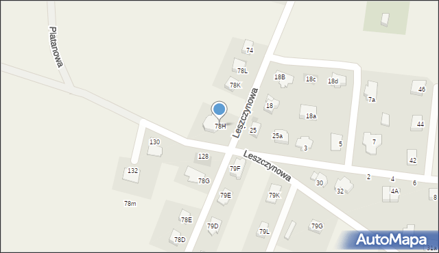 Łaziska, Łaziska, 78H, mapa Łaziska