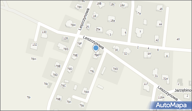Łaziska, Łaziska, 79K, mapa Łaziska