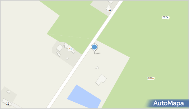Łaziska, Łaziska, 23a, mapa Łaziska