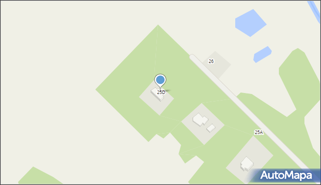 Łaziska, Łaziska, 25D, mapa Łaziska