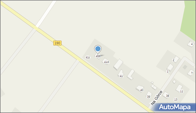 Łaziska, Łaziska, 41b, mapa Łaziska