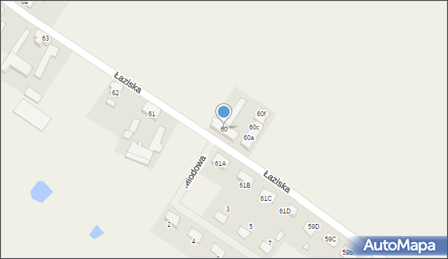 Łaziska, Łaziska, 60, mapa Łaziska