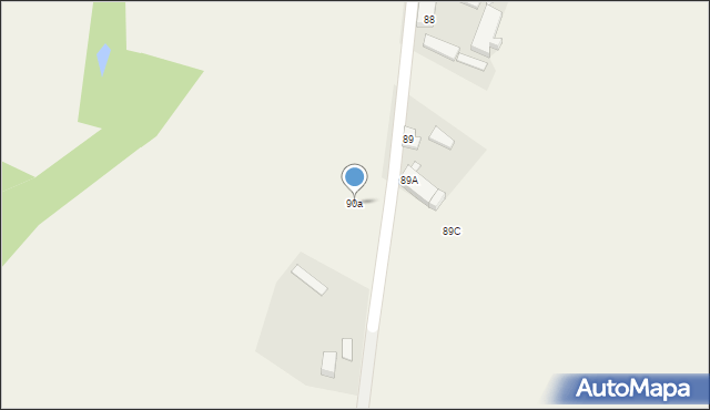 Łaziska, Łaziska, 90a, mapa Łaziska