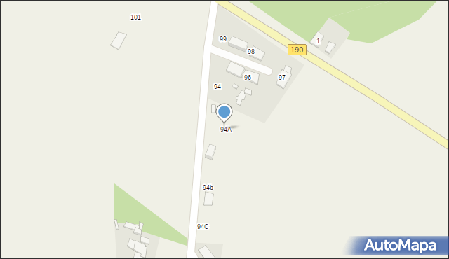 Łaziska, Łaziska, 94A, mapa Łaziska