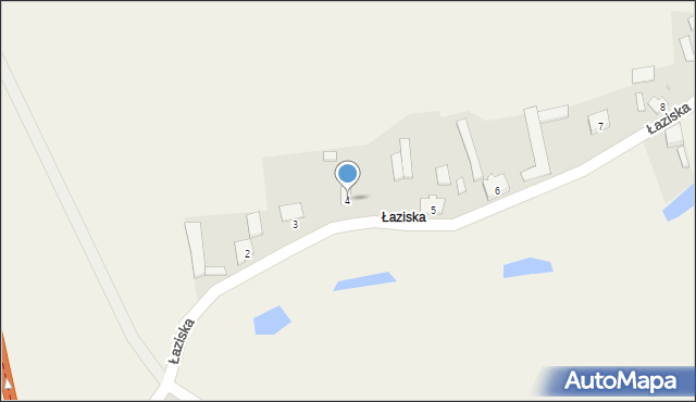 Łaziska, Łaziska, 4, mapa Łaziska