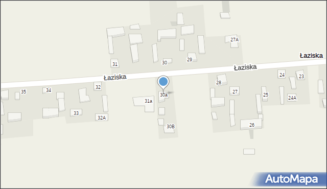 Łaziska, Łaziska, 30a, mapa Łaziska