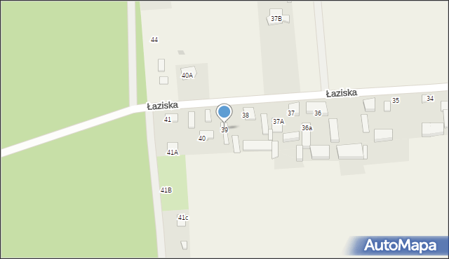 Łaziska, Łaziska, 39, mapa Łaziska
