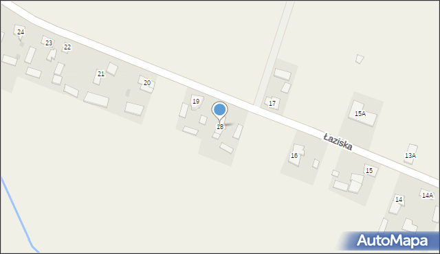 Łaziska, Łaziska, 18, mapa Łaziska