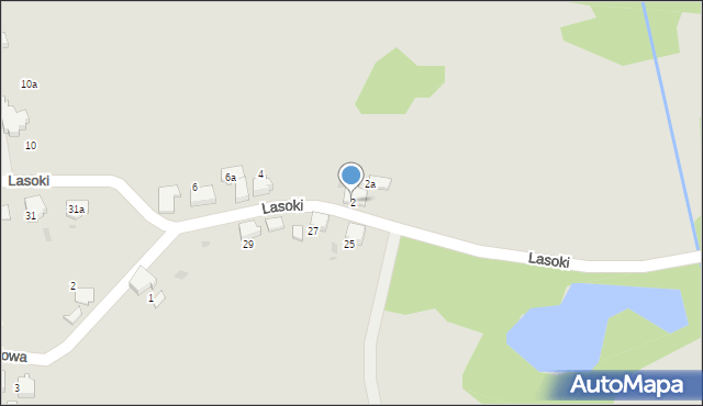 Łaziska Górne, Lasoki, 2, mapa Łaziska Górne