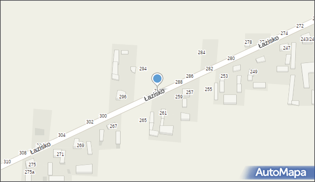 Łazisko, Łazisko, 292, mapa Łazisko