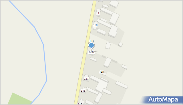 Łaznów, Łaznów, 148a, mapa Łaznów