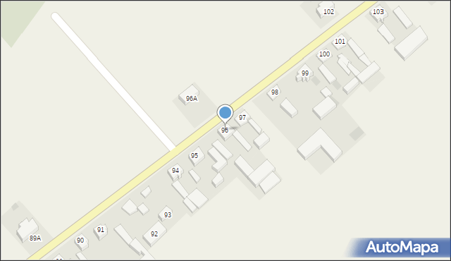 Łaznów, Łaznów, 96, mapa Łaznów